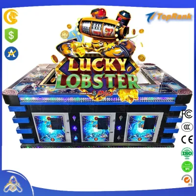 Professionelle gute Qualität Fish Hunter Video Arcade Münzautomat 55 Zoll 8 Spieler Beliebte Wetten Casino Glücksspiel Angeln Spielautomat Lucky Lobster