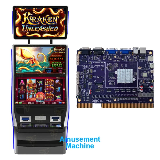 Hochwertiger Münzspielautomat aus Metall zum Verkauf, Kraken Unleashed Arcade-Spiel