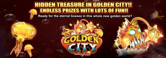 Igs neueste münzbetriebene Hunter Casino Gamble Fishing Videospiel-Software Arcade-Maschine Ocean King 3 Plus Golden City
