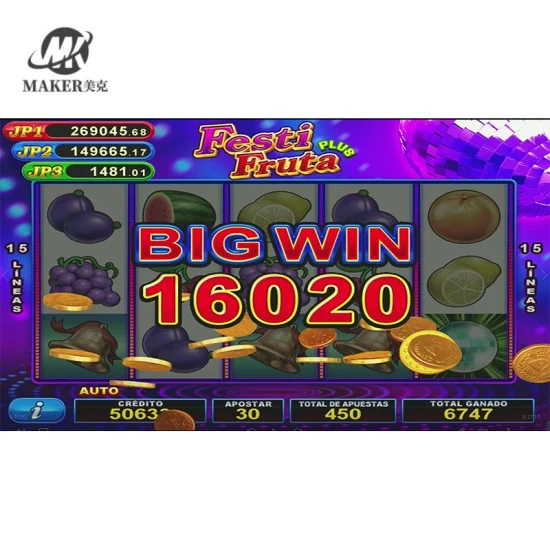 Heißer beliebter Festi Fruta Plus 92% Original Purple Board Casino Glücksspiel-Spielautomat